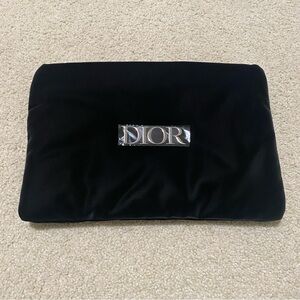 DIOR black cosmetic pouch
